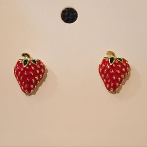 Strawberry earrings